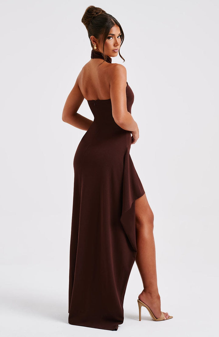 Isadora Maxi Dress - Chocolate