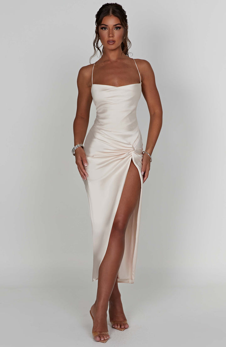 Jaida Midi Dress - Ivory