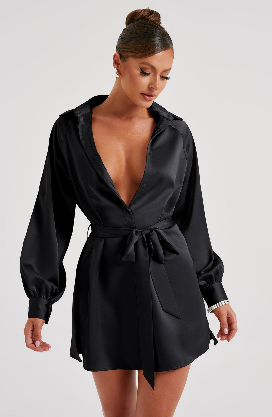 Kara Mini Dress - Black