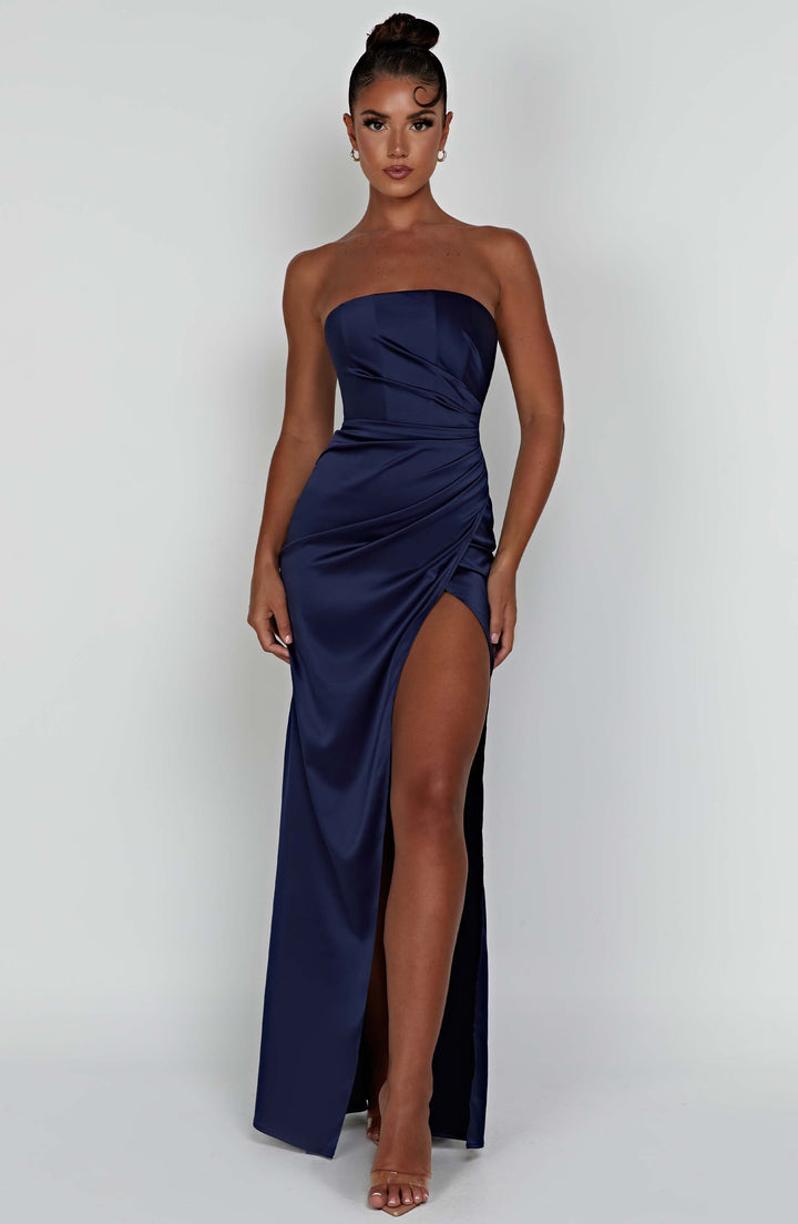 Safiya Maxi Dress - Navy