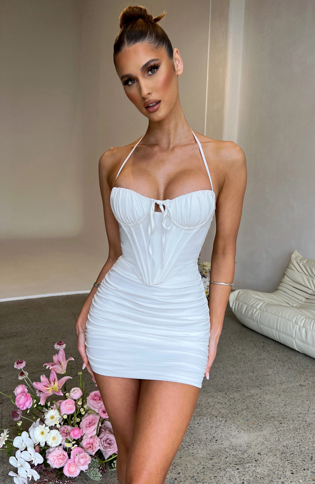 Tarla Mini Dress - White