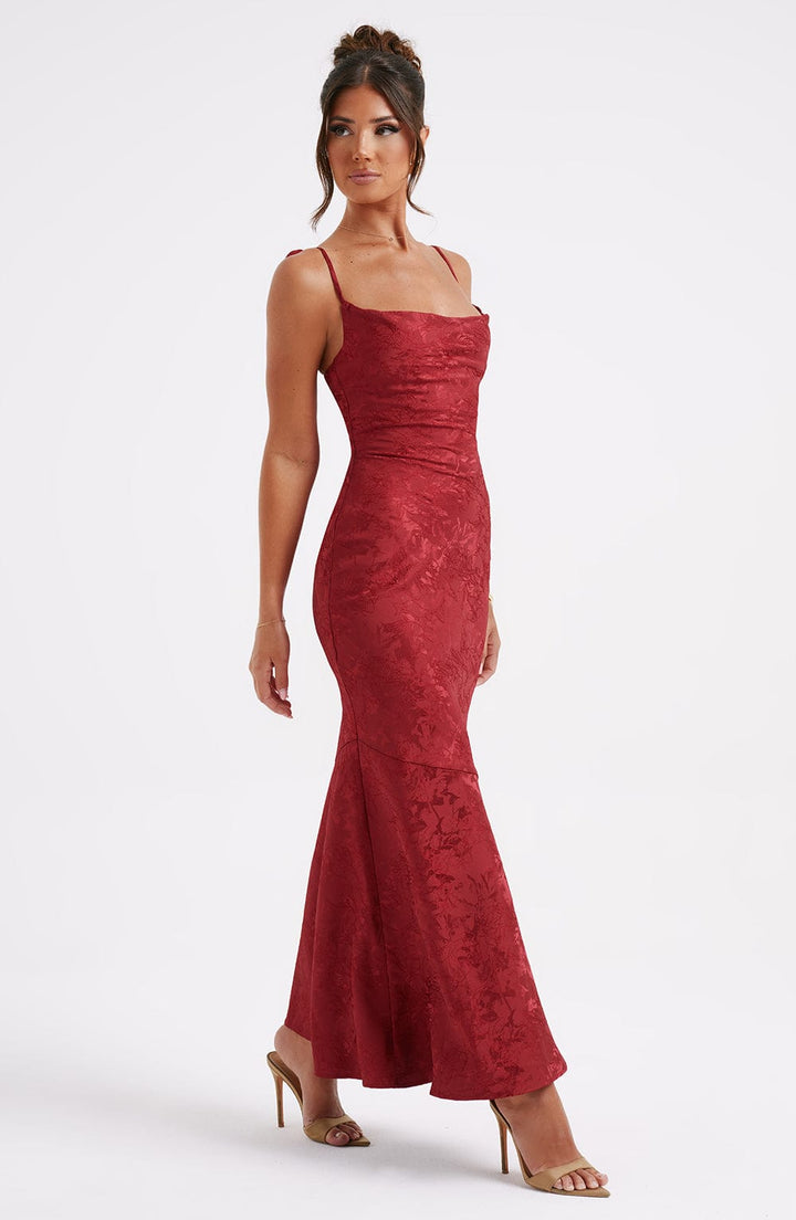 Whitney Maxi Dress - Red