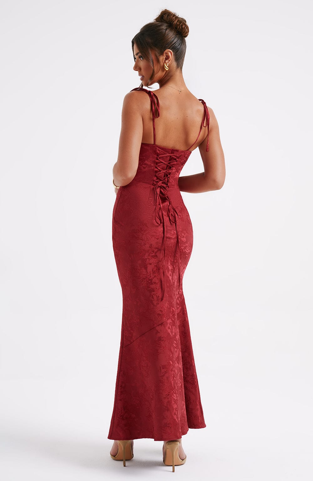 Whitney Maxi Dress - Red